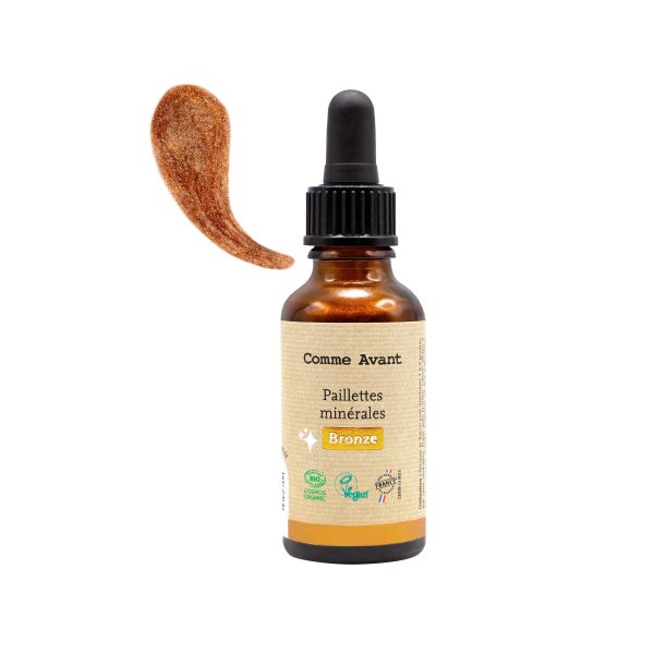 Paillettes minérales bronze (corps & visage) - 30 mL