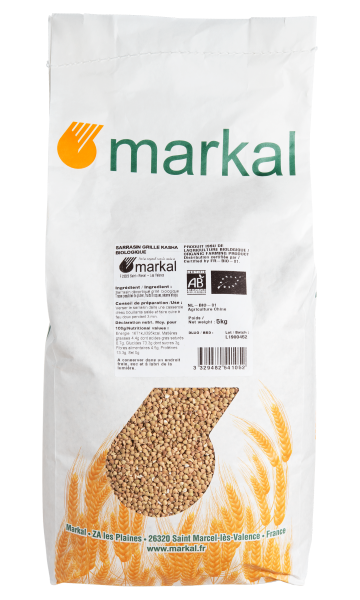 Sarrasin grillé bio (kasha) Vrac (origine UE) - 5 kg