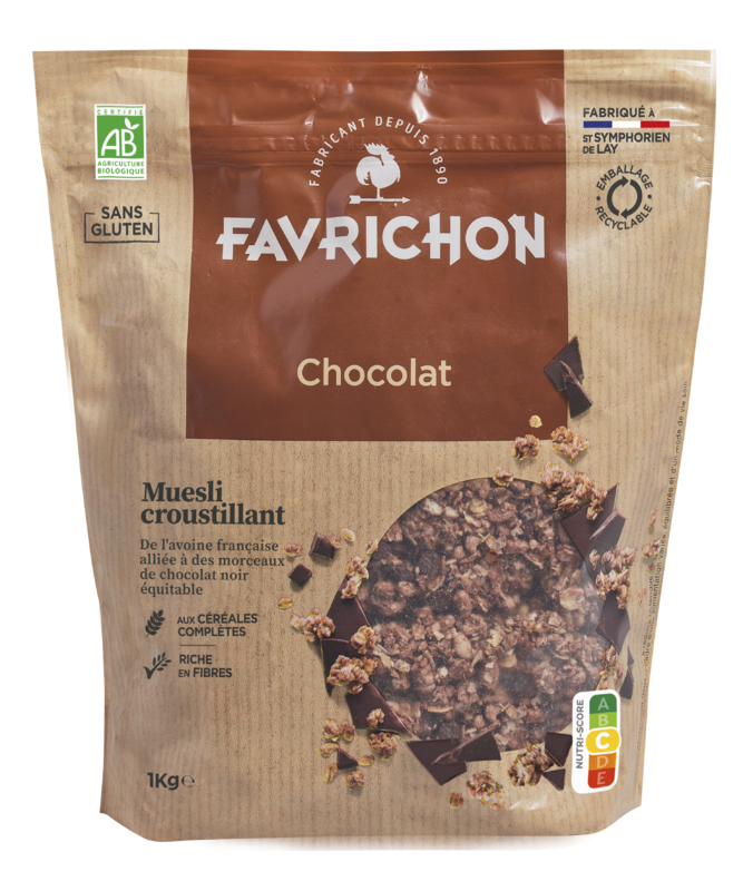Muesli croustillant chocolat - 1 kg